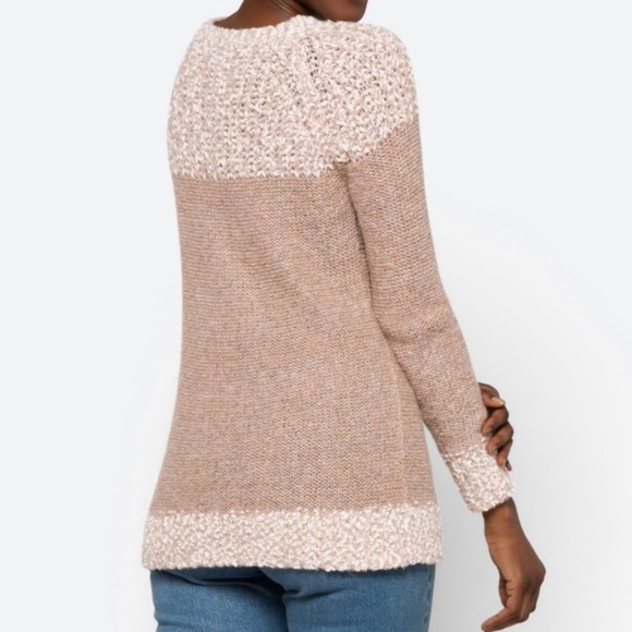Anthropologie Blush Knit Sweater size Medium - Picture 3 of 14